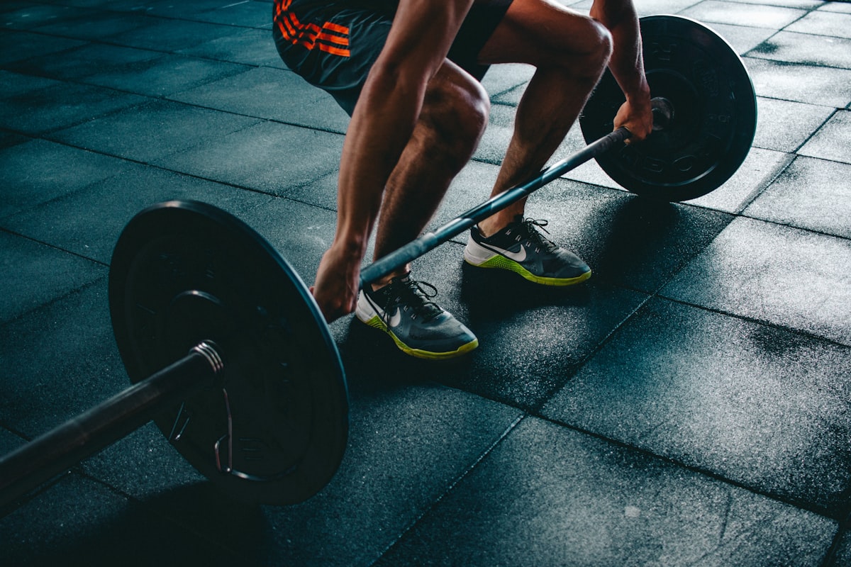 Athlete pushing through fatigue